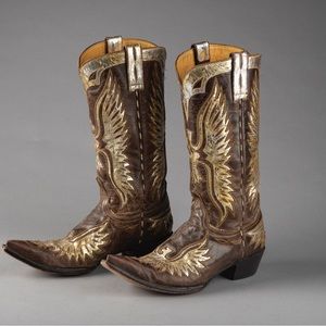 Rare Old Gringo Golden Double Eagle Boots